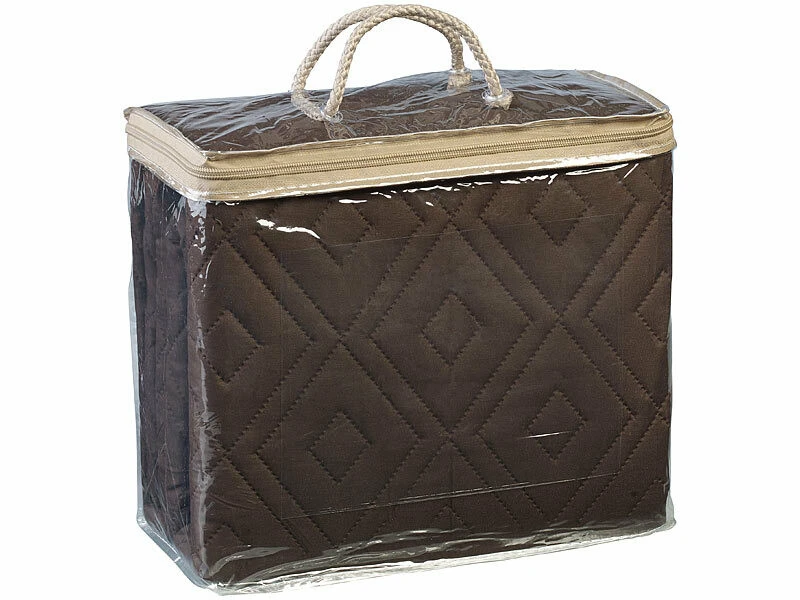 Housse De Protection Réversible Pour Canapé 3 places, Coloris Beige/marron 10 Housse De Protection Réversible Pour Canapé 3 places, Coloris Beige/marron – Image 8