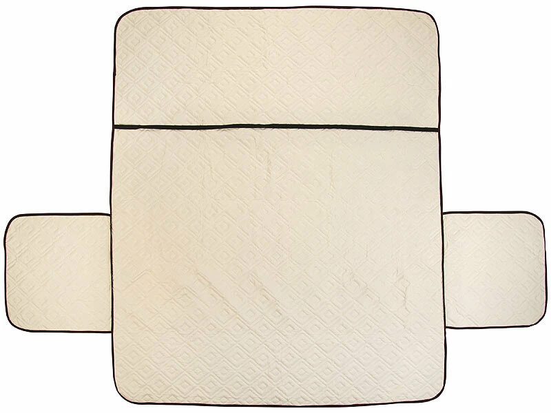 Housse De Protection Réversible Pour Canapé 3 places, Coloris Beige/marron 8 Housse De Protection Réversible Pour Canapé 3 places, Coloris Beige/marron – Image 6