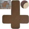 Housse De Protection Réversible Pour Fauteuil, Coloris Beige/marron