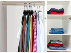 Pearl Jeu De 10 cintres Antidérapants Extra-plats -Maison Produit Magasin jeu de 10 cintres antiderapants extra plats ref NX1407 4