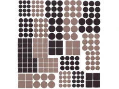 220 Patins Autocollants Pour Meubles - Brun