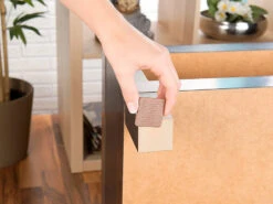 220 Patins Autocollants Pour Meubles - Brun -Maison Produit Magasin kit de 220 patins autocollants pour meubles brun ref NC9486 5