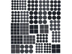 220 Patins Autocollants Pour Meubles - Noir