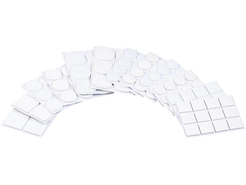 440 Patins Autocollants Pour Meubles - Blanc 4 440 Patins Autocollants Pour Meubles - Blanc – Image 2