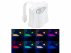 Lampe De Toilettes Veilleuse à LED 16 Couleurs Avec Capteur De Mouvement