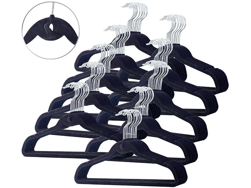 Pearl Lot De 100 Cintres ''gain De Place'' 3 Pearl Lot De 100 Cintres ''gain De Place''