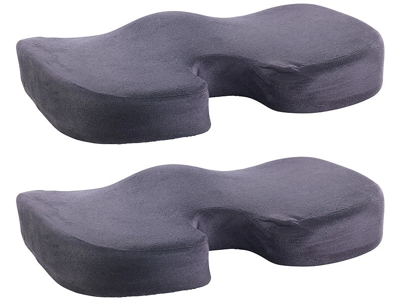 2 Coussins à Mémoire De Forme Pour Siège De Voiture Et Bureau 4 2 Coussins à Mémoire De Forme Pour Siège De Voiture Et Bureau – Image 2