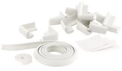 Pack 12 Protège-coins + 8 M De Bande En Mousse Pour Tables Et Armoires