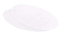 2 Patchs Thermocollants En Coton - Coloris Blanc