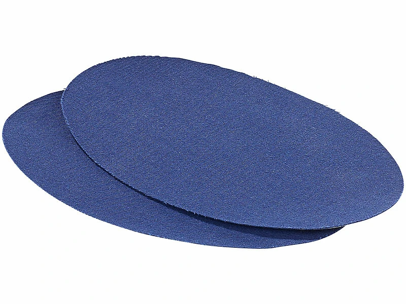 2 Patchs Thermocollants En Coton - Coloris Bleu 3 2 Patchs Thermocollants En Coton - Coloris Bleu
