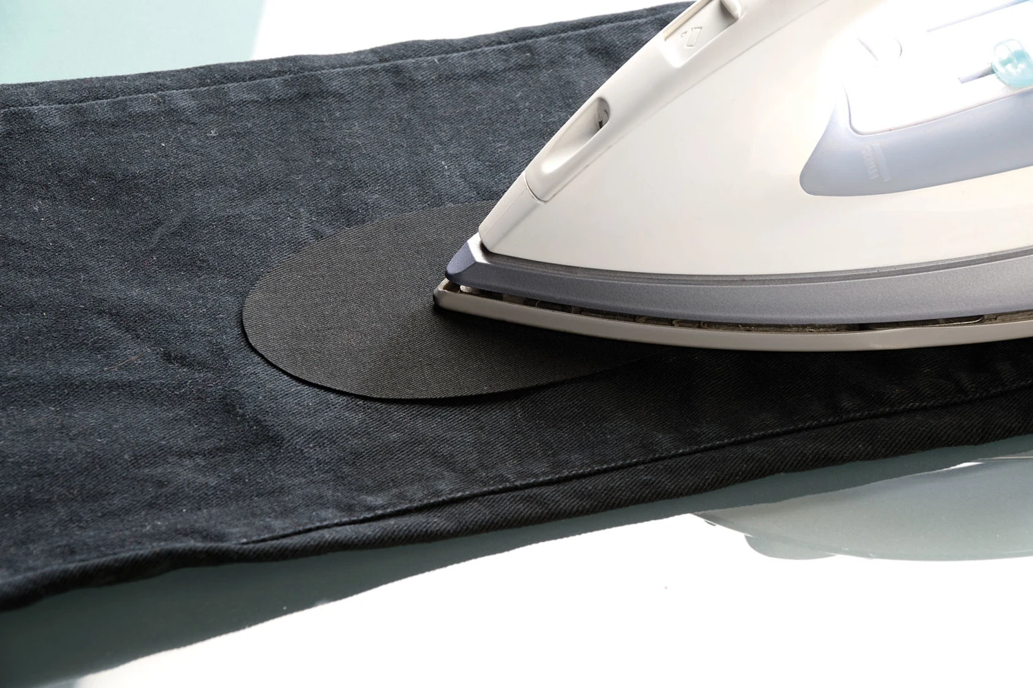 10 Patchs Thermocollants En Coton - Coloris Noir 6 10 Patchs Thermocollants En Coton - Coloris Noir – Image 4