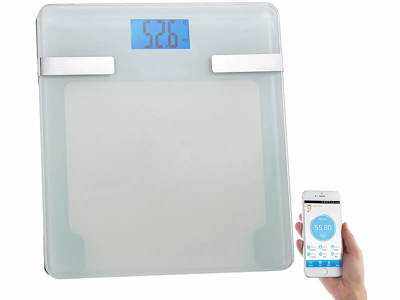Pèse-personne Avec Bluetooth Et Impédancemètre 2 Pèse-personne Avec Bluetooth Et Impédancemètre