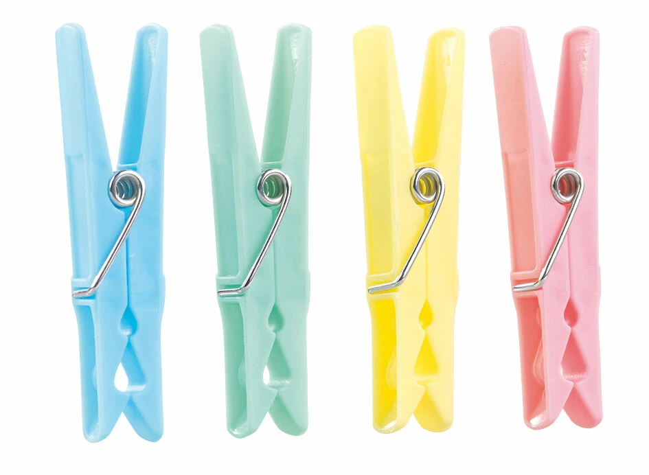 Pearl 100 Pinces à Linge En Plastique 7 Cm En 4 Coloris 4 Pearl 100 Pinces à Linge En Plastique 7 Cm En 4 Coloris – Image 2