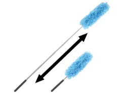 Plumeau En Microfibres 82 Cm Avec Manche Télescopique