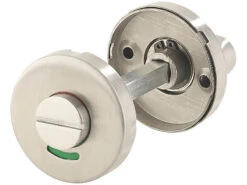 3 Garnitures De Porte De WC/salle De Bains En Inox -Maison Produit Magasin poignee de porte et rosette en acier inoxydable pour salle de bain et wc ref NX5867 2