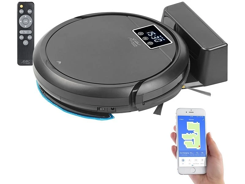 Robot Aspirateur Avec Réservoir D'eau PCR-3000 12 Robot Aspirateur Avec Réservoir D'eau PCR-3000 – Image 10