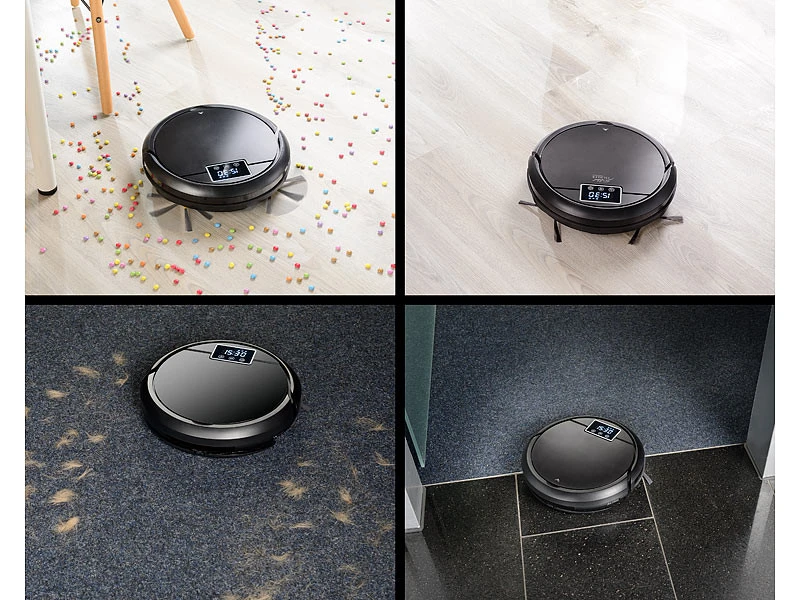 Robot Aspirateur Avec Réservoir D'eau PCR-3000 14 Robot Aspirateur Avec Réservoir D'eau PCR-3000 – Image 12