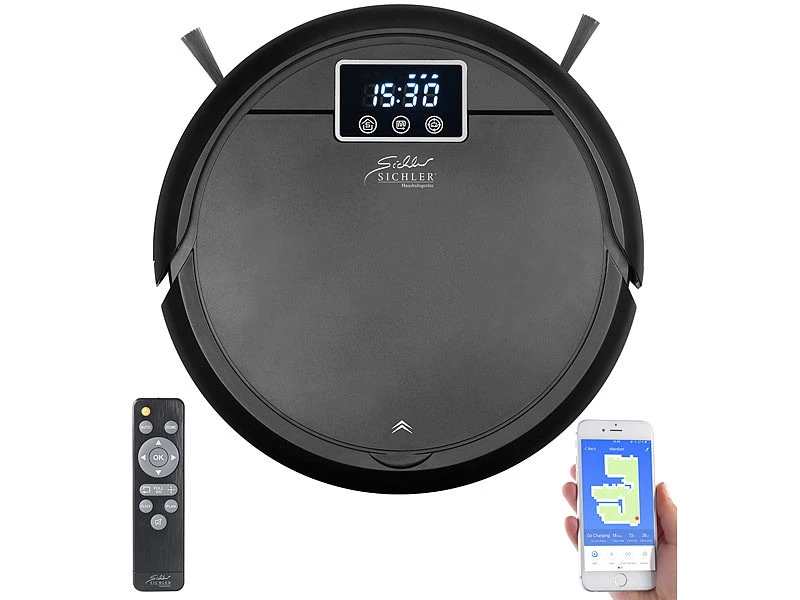 Robot Aspirateur Avec Réservoir D'eau PCR-3000 7 Robot Aspirateur Avec Réservoir D'eau PCR-3000 – Image 5