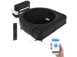 Robot Nettoyeur Connecté 19 W PCR-8800.app -Maison Produit Magasin robot nettoyeur connecte 19 w pcr 8800 app ref NX3316 1 1