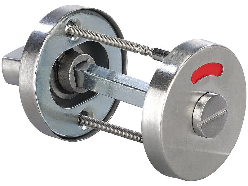 Rosettes Rondes Pour Porte Avec Verrou Et Indicateur D'occupation 4 Rosettes Rondes Pour Porte Avec Verrou Et Indicateur D'occupation – Image 2