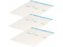 Pearl 3 Sacs De Rangement Sous Vide Pour Textiles - 60 X 80 Cm