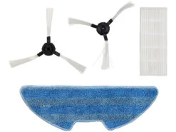 Serpillère, Filtre HEPA Et 2 brosses Latérales Pour Robot Aspirateur PCR-6000