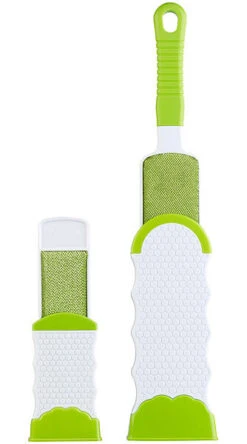 2 Brosses Anti-peluches En 2 Tailles Avec étui De Nettoyage -Maison Produit Magasin set de 2 brosses anti peluches en 2 tailles avec etui de nettoyage ref NX3104 2