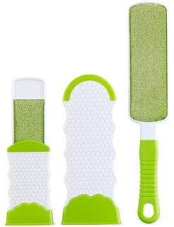 2 Brosses Anti-peluches En 2 Tailles Avec étui De Nettoyage