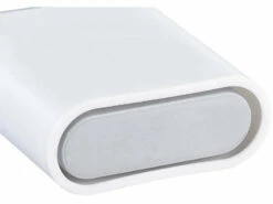 2 Brosses Pour WC En Silicone - Coloris Blanc/gris -Maison Produit Magasin set de 2 brosses pour wc en silicone murale blanc gris ref ZX9009 1