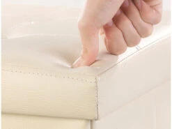 4 Sièges Pliables Aspect Cuir Avec Coffre De Rangement 80 L - Beige 16 4 Sièges Pliables Aspect Cuir Avec Coffre De Rangement 80 L - Beige -Maison Produit Magasin siege pliable en cuir avec coffre de rangement 80 l beige ref NX6237 8