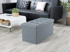 Siège Pliable En Tissu Avec Coffre De Rangement 80 L - Gris 15 Siège Pliable En Tissu Avec Coffre De Rangement 80 L - Gris -Maison Produit Magasin siege pliable en tissu avec coffre de rangement 80 l gris ref NX6238 4