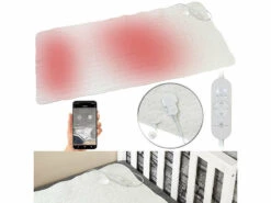 Sur-matelas Chauffant Connecté 160 X 80 cm Avec 2 zones De Température