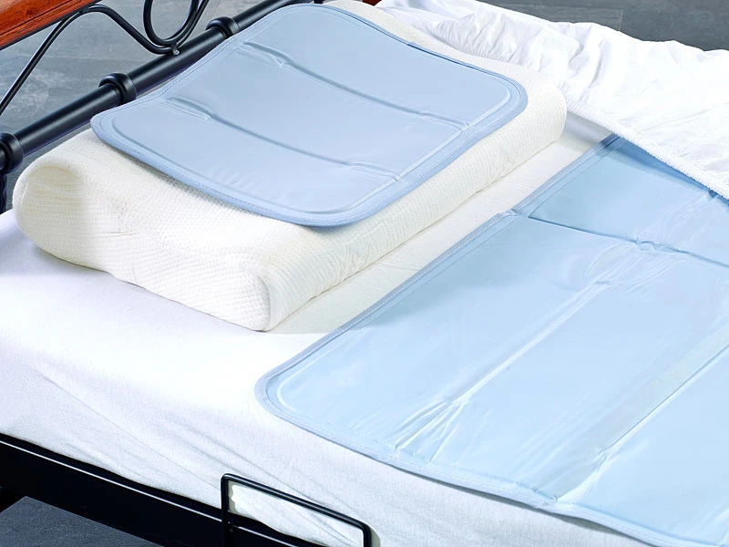 Sur-matelas Rafraîchissant - 90 X 90 Cm - Bleu 5 Sur-matelas Rafraîchissant - 90 X 90 Cm - Bleu – Image 3
