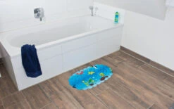 Tapis Antidérapant Pour Baignoire, 69 X 38 Cm, Décor Plage -Maison Produit Magasin tapis antiderapant pour baignoire 69 x 38 cm decor plage ref NX9565 2