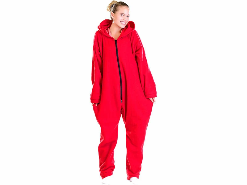 Tenue D'Intérieur Rouge En Textile Polaire Taille XL 3 Tenue D'Intérieur Rouge En Textile Polaire Taille XL