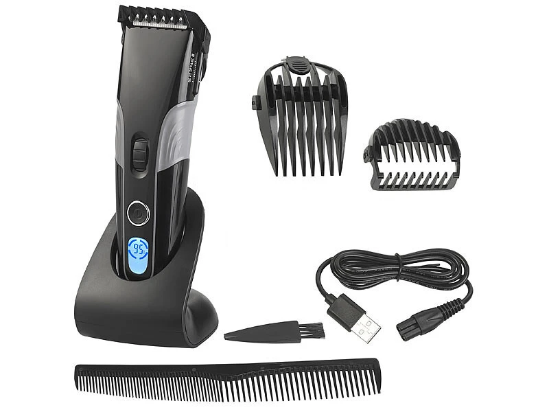 Tondeuse Sans Fil à écran LCD Avec Longueur De Coupe 1 - 30 mm 3 Tondeuse Sans Fil à écran LCD Avec Longueur De Coupe 1 - 30 mm