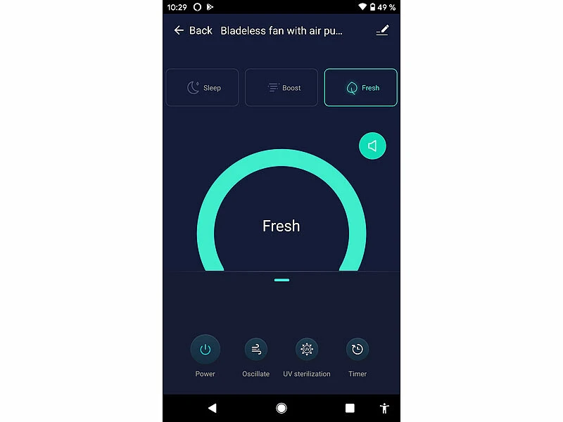 Ventilateur Connecté Sans Pale VT-400.app Avec Purificateur D’air 14 Ventilateur Connecté Sans Pale VT-400.app Avec Purificateur D’air – Image 12