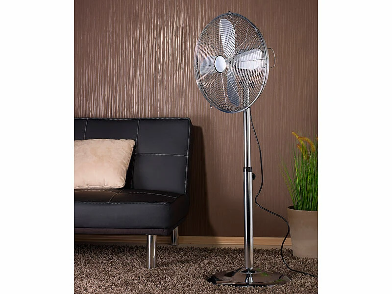 Ventilateur Sur Pied En Métal Ø 40 Cm - 45 W 4 Ventilateur Sur Pied En Métal Ø 40 Cm - 45 W – Image 2